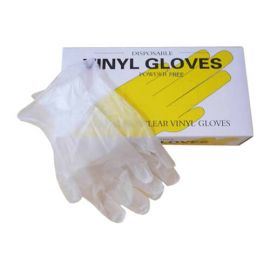 Disposable Vinyl Gloves Box 100 Pcs