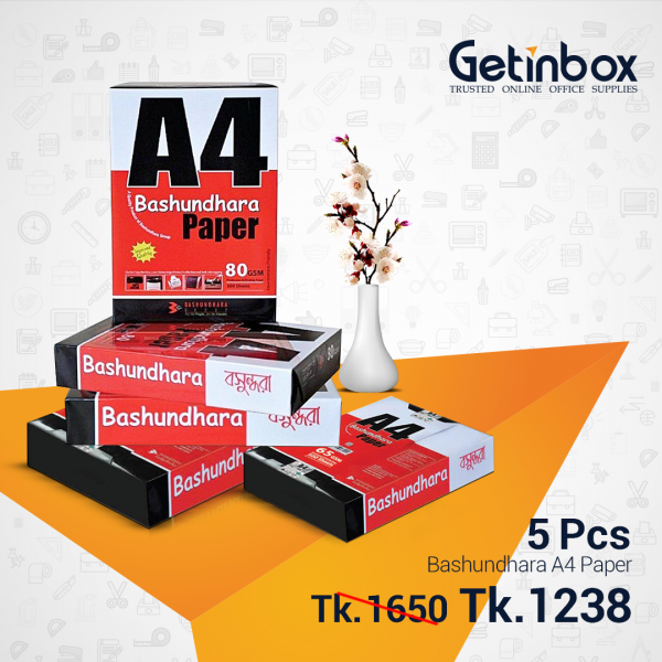 Bashundhara A4 Paper 80 GSM - 500 Sheets