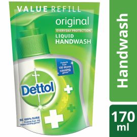 Dettol Handwash Original 170ml Liquid Soap Refill