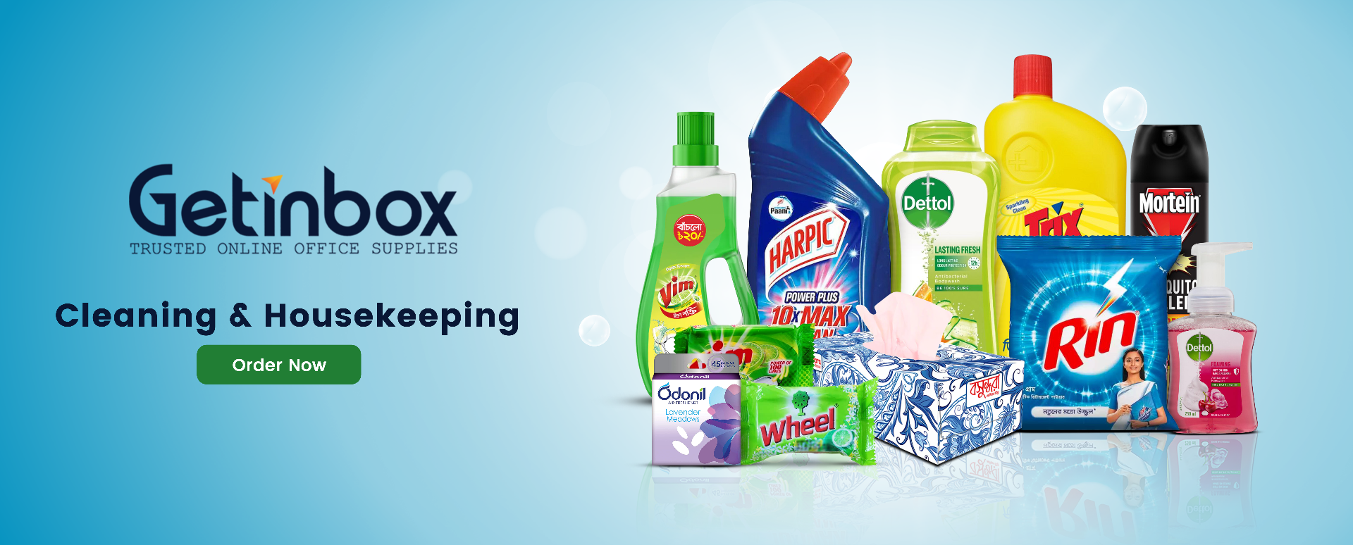 Getinbox Cleaning and Housekeeping Supplies
